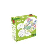 Kugelbahn Zubehör Weiße Bausteine Set 120-tlg.