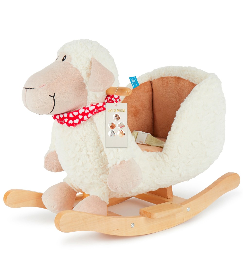 Plüsch Schaukeltier Schaf