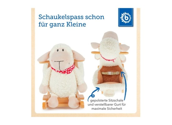 Plüsch Schaukeltier Schaf