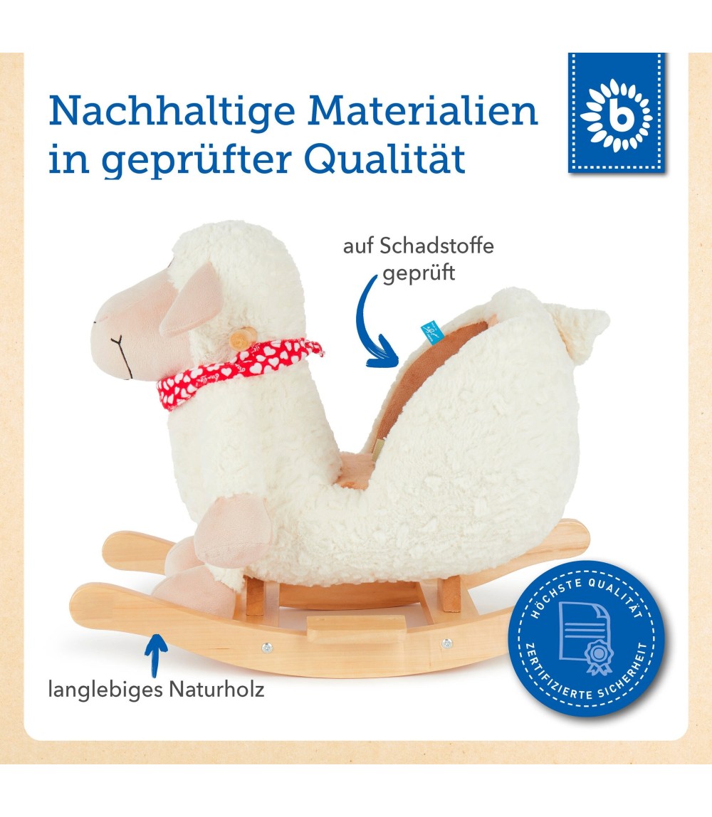 Plüsch Schaukeltier Schaf