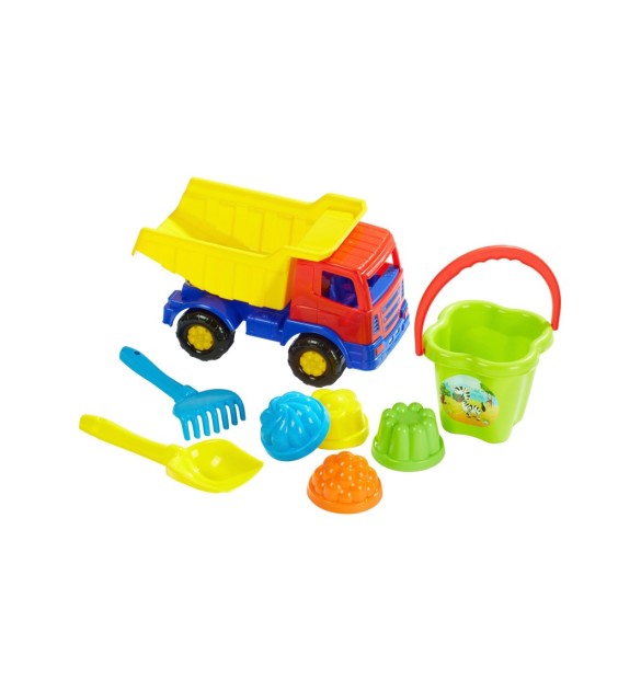 Sandspielzeug-Set mit Kipper 8-tlg.