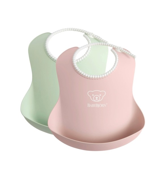 2er-Pack Lätzchen mit Auffangschale weich