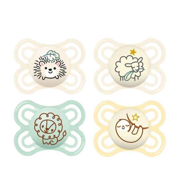 4er-Pack Schnuller Perfect Day+Night Silikon