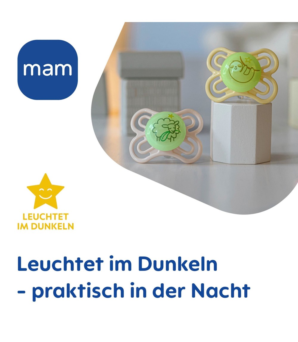 4er-Pack Schnuller Perfect Day+Night Silikon, 0-6 M