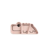 Esslernteller Silikon Krokodil Croco