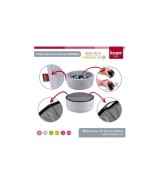 Bällebad soft - Grey white stars mit 300 Bällen