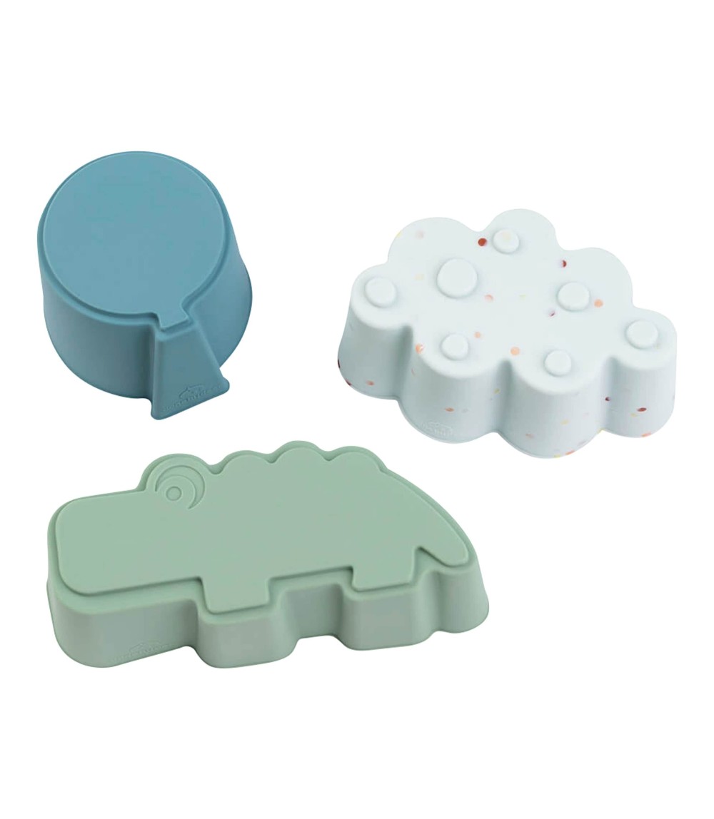 3er-Set Silikonformen