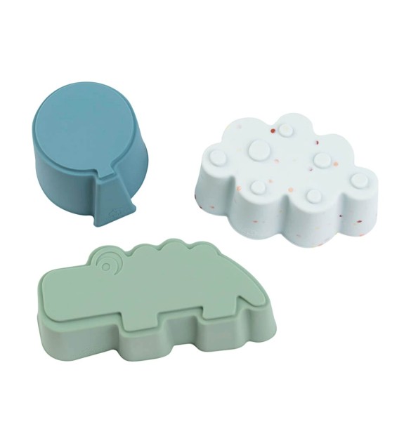 3er-Set Silikonformen