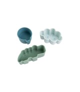 3er-Set Silikonformen