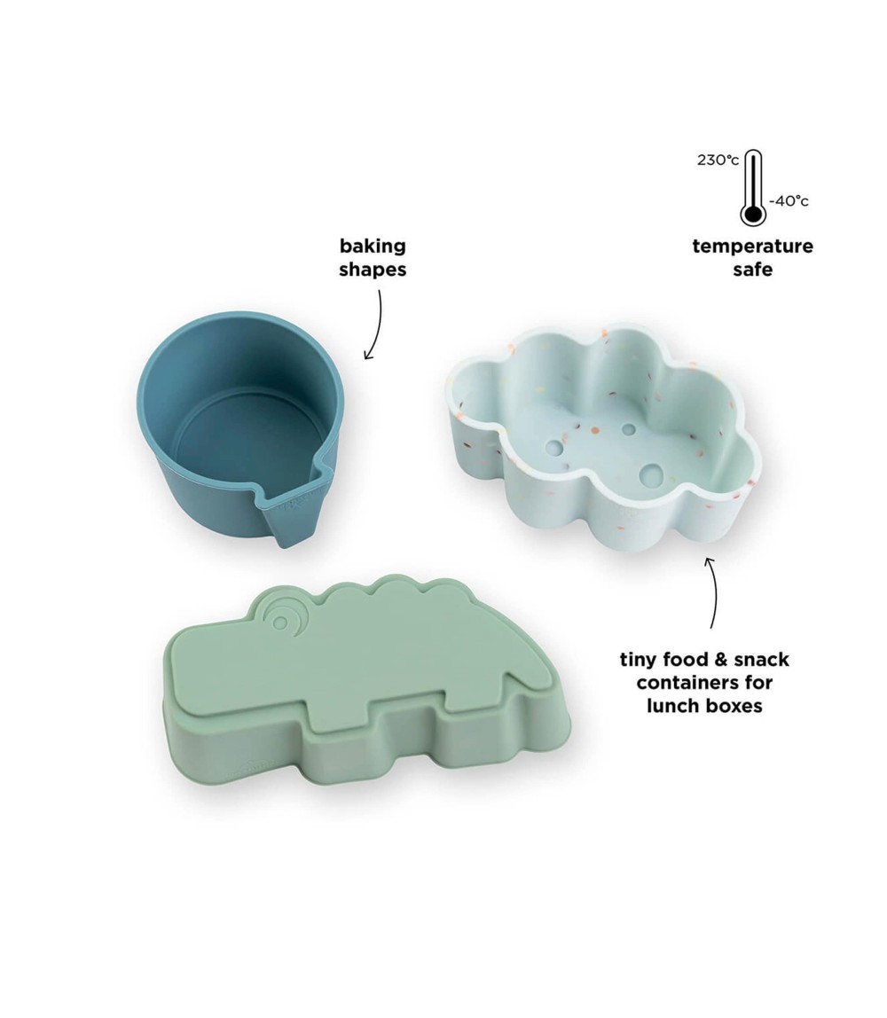 3er-Set Silikonformen
