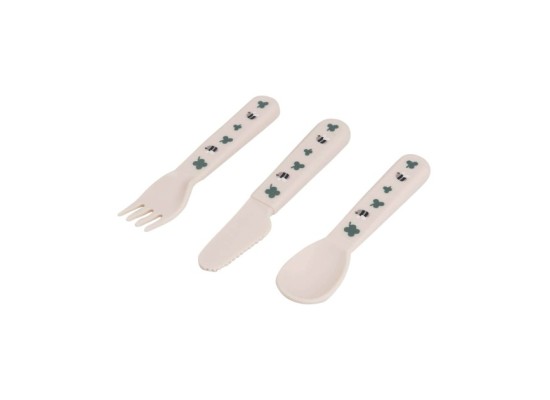 3-tlg. Besteck-Set Foodie