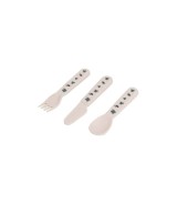3-tlg. Besteck-Set Foodie