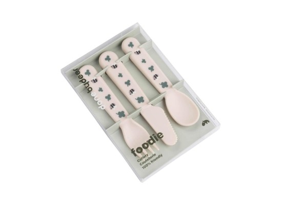 3-tlg. Besteck-Set Foodie