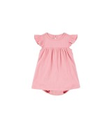 2-tlg. Set Bodykleid kurzarm und Jacke Rippqualität