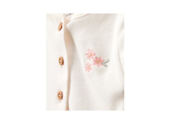 2-tlg. Set Bodykleid kurzarm und Jacke Rippqualität