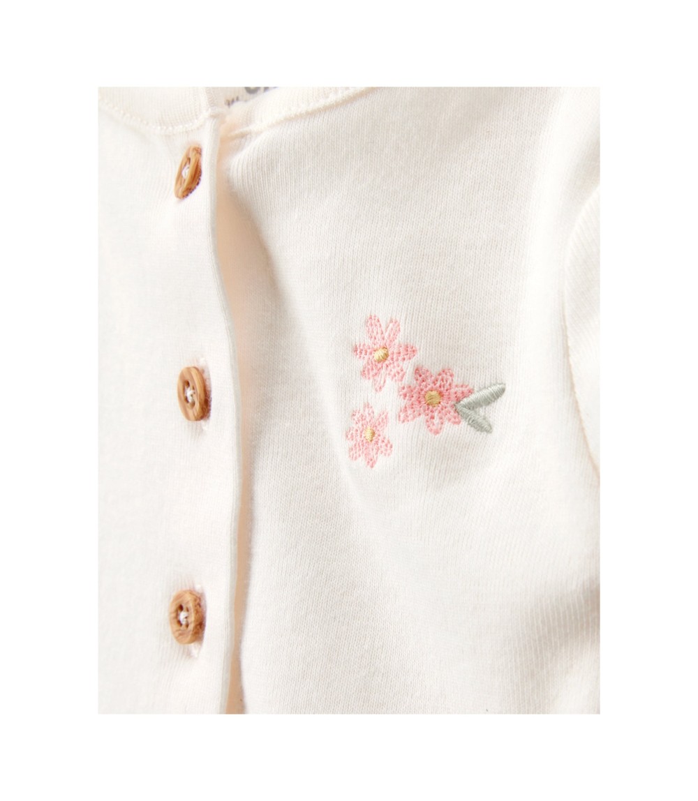 2-tlg. Set Bodykleid kurzarm und Jacke Rippqualität