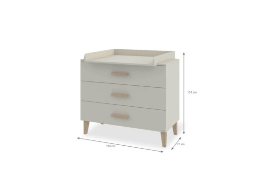 2-tlg. Babyzimmer Tami breit