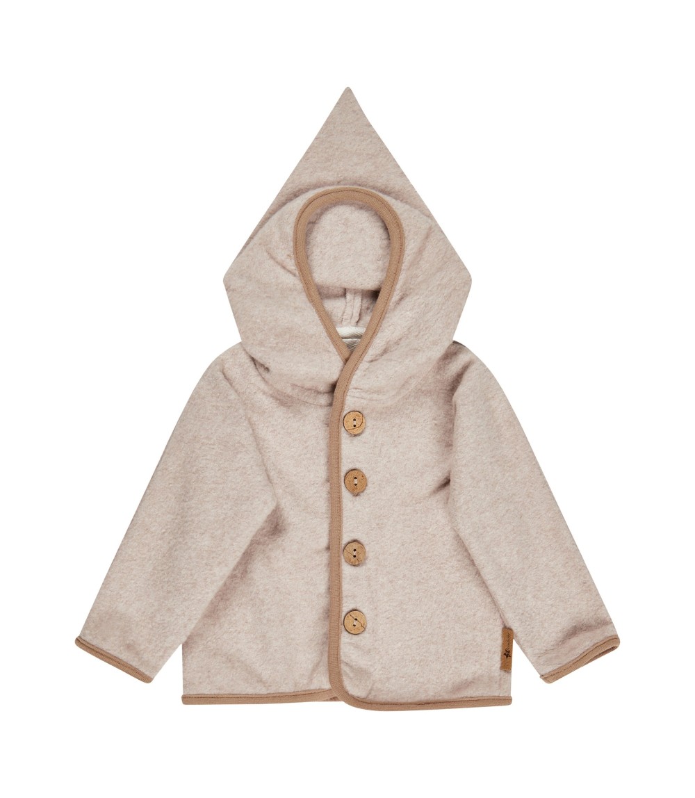 Baumwollfleece-Jacke