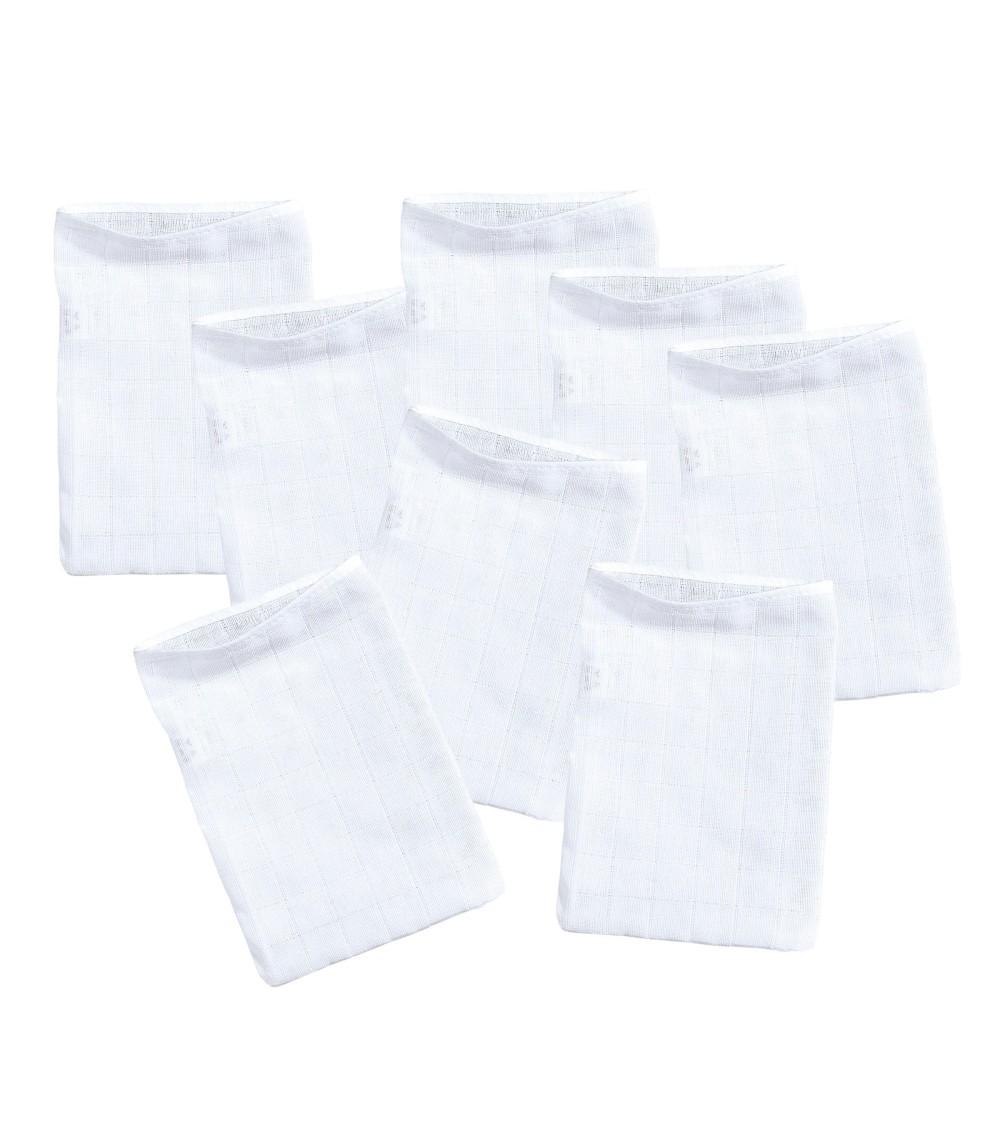 8er-Pack Mullwaschlappen 15x20 cm