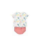 2-tlg. Set T-Shirt und Shorts Punkte