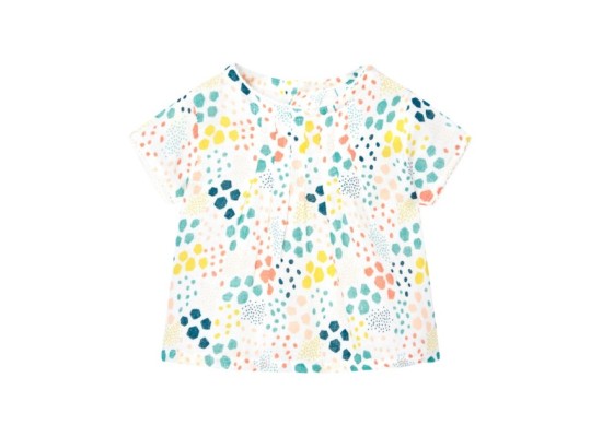 2-tlg. Set T-Shirt und Shorts Punkte