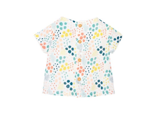 2-tlg. Set T-Shirt und Shorts Punkte