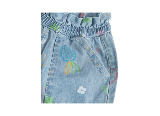 Jeans-Shorts Ananas