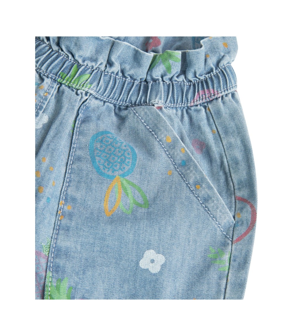 Jeans-Shorts Ananas