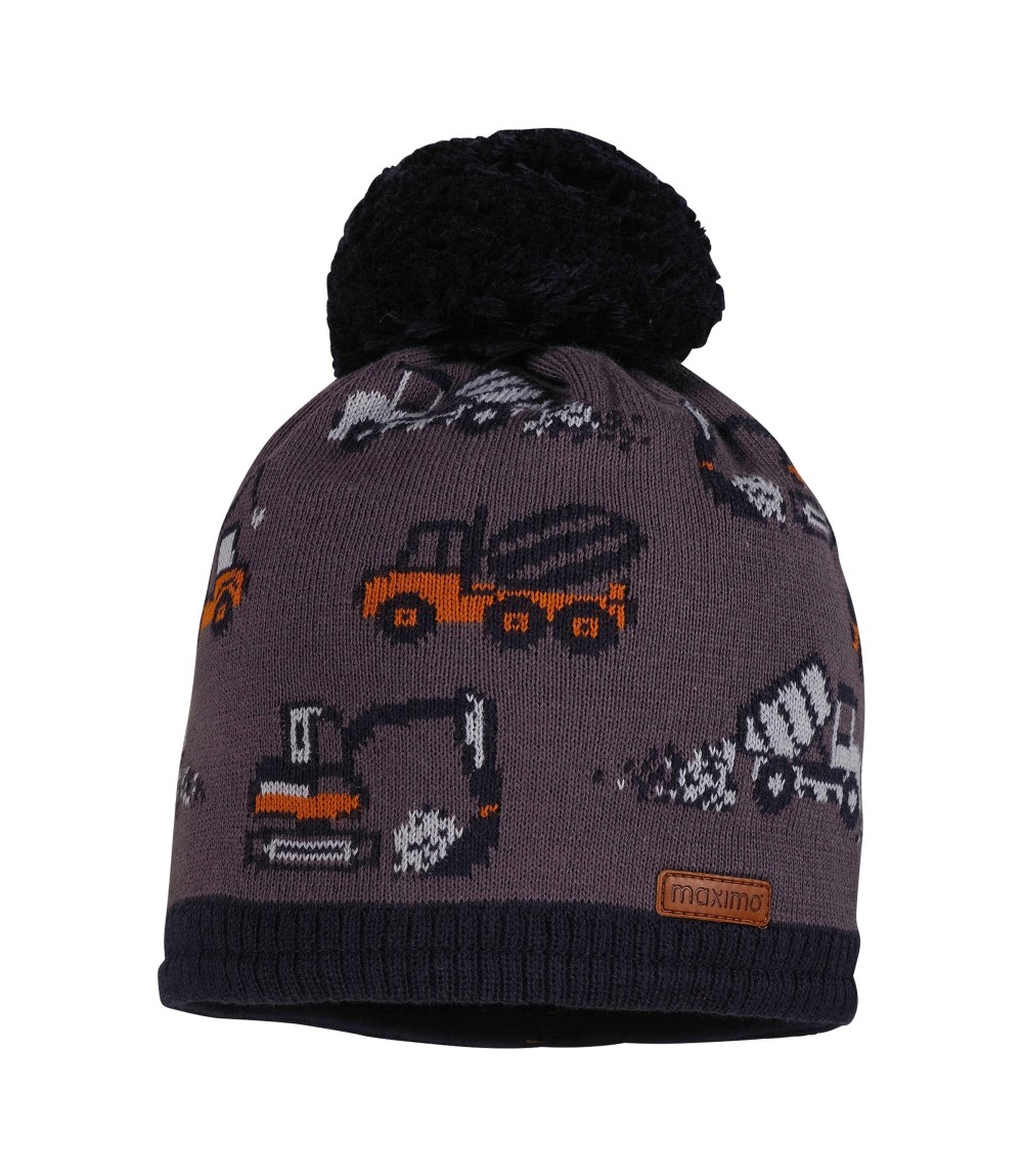 Strickmütze mit Bommel Fahrzeuge