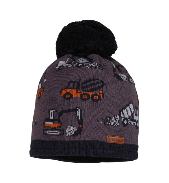 Strickmütze mit Bommel Fahrzeuge
