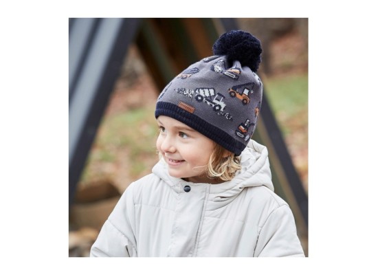 Strickmütze mit Bommel Fahrzeuge