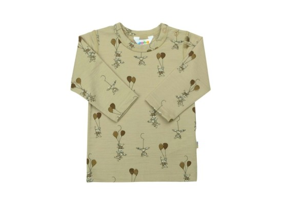 Woll-Shirt langarm Hasen