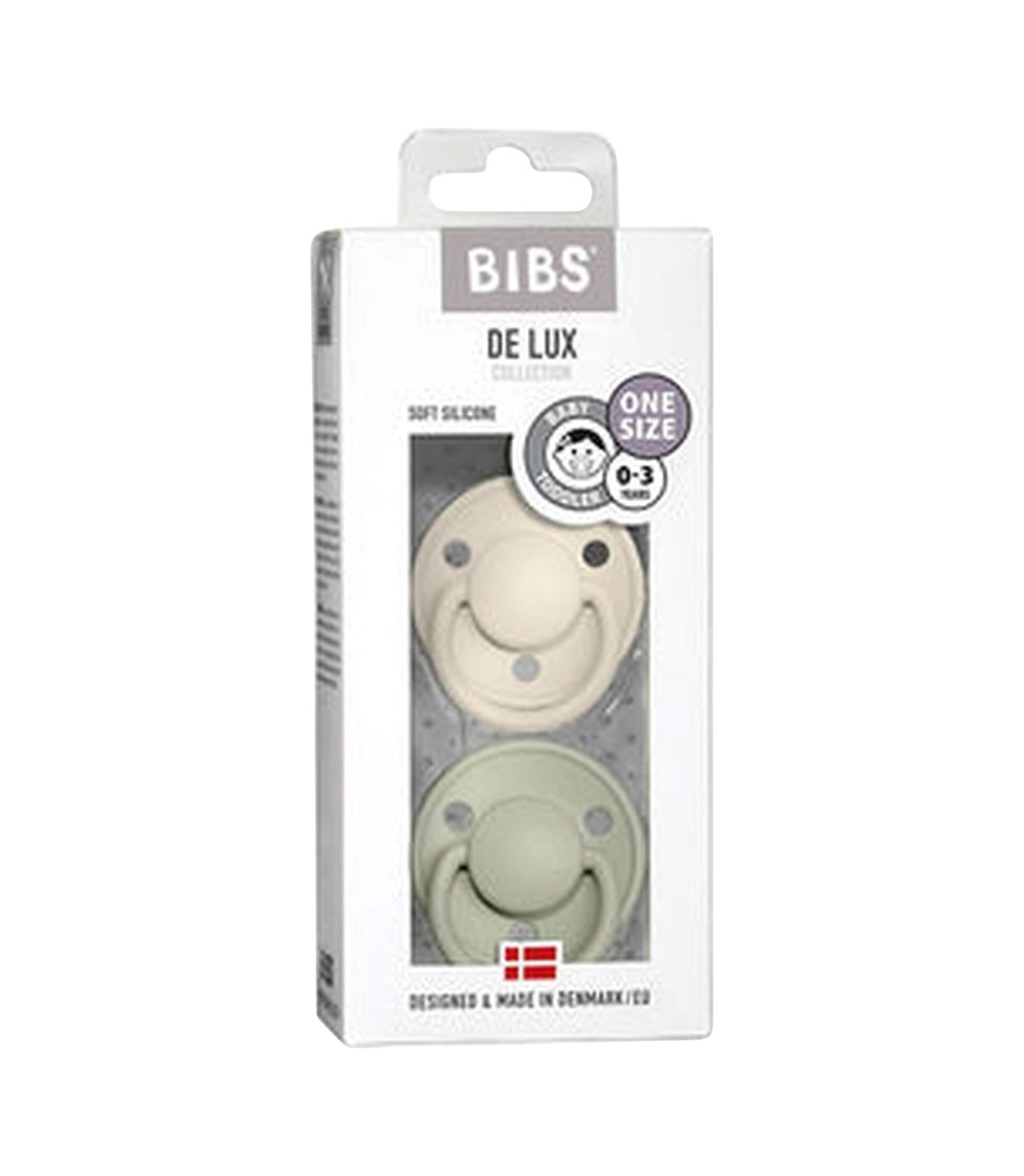 2er-Pack De Lux Schnuller Silikon, 0-3 Jahre