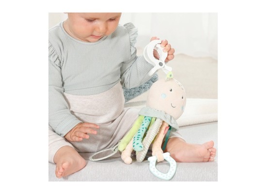 Hängespielzeug Activity-Oktopus mit Klemme Meereskinder