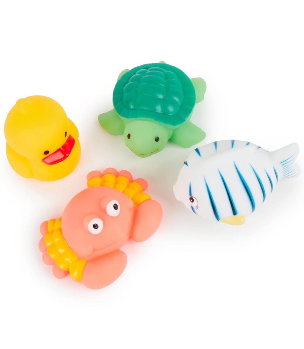 Badespielzeug Baby 4er Set  - ab 12 Monate