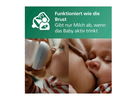 8-tlg. Babyflaschen-Set, Natural Response, Glas, ab Geburt