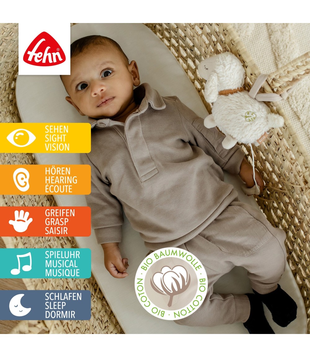 Mini-Spieluhr Schaf fehnNATUR 14cm