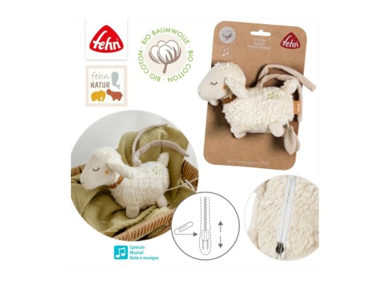 Mini-Spieluhr Schaf fehnNATUR 14cm