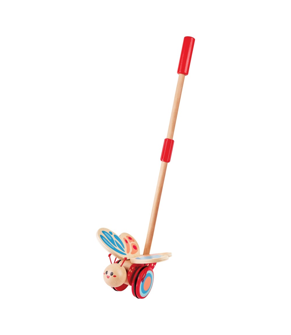 Schiebespielzeug Schmetterling aus Holz