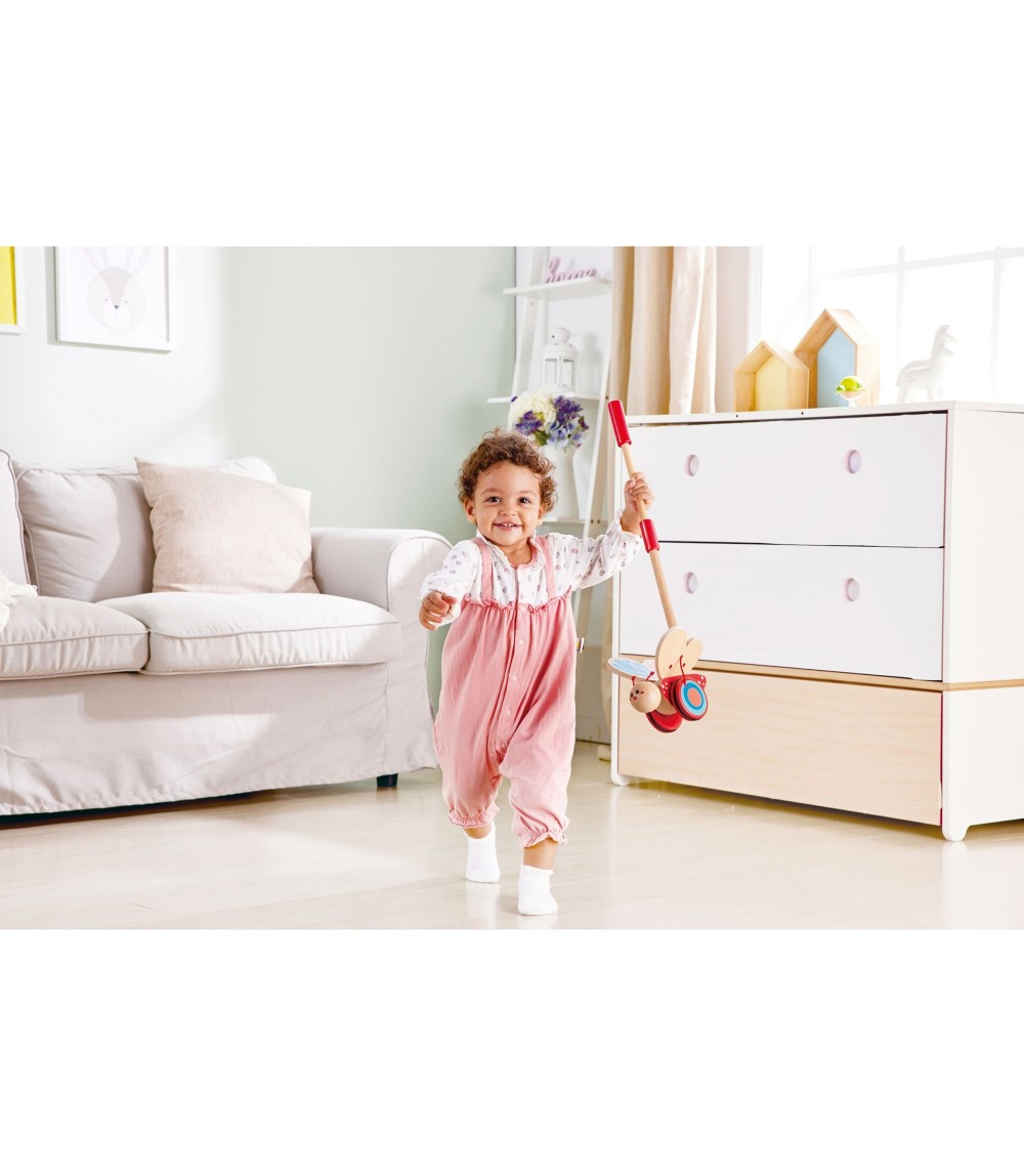 Schiebespielzeug Schmetterling aus Holz