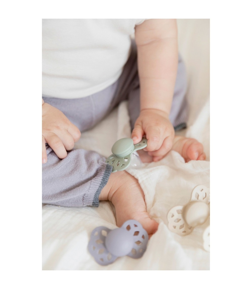 2er-Pack Infinity Schnuller Silikon, anatomisch, 0-6M