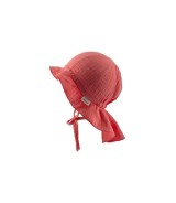 Musselin-Sonnenhut mit Nackenschutz