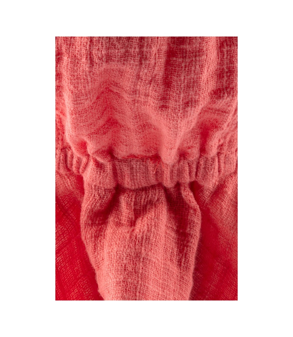 Musselin-Sonnenhut mit Nackenschutz