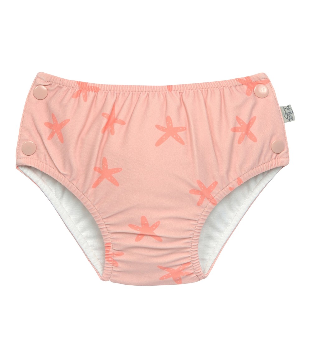 Badewindelhose mit Druckknöpfen Seesterne