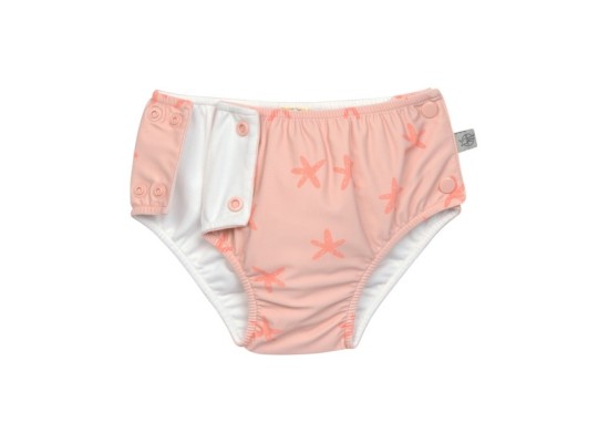 Badewindelhose mit Druckknöpfen Seesterne