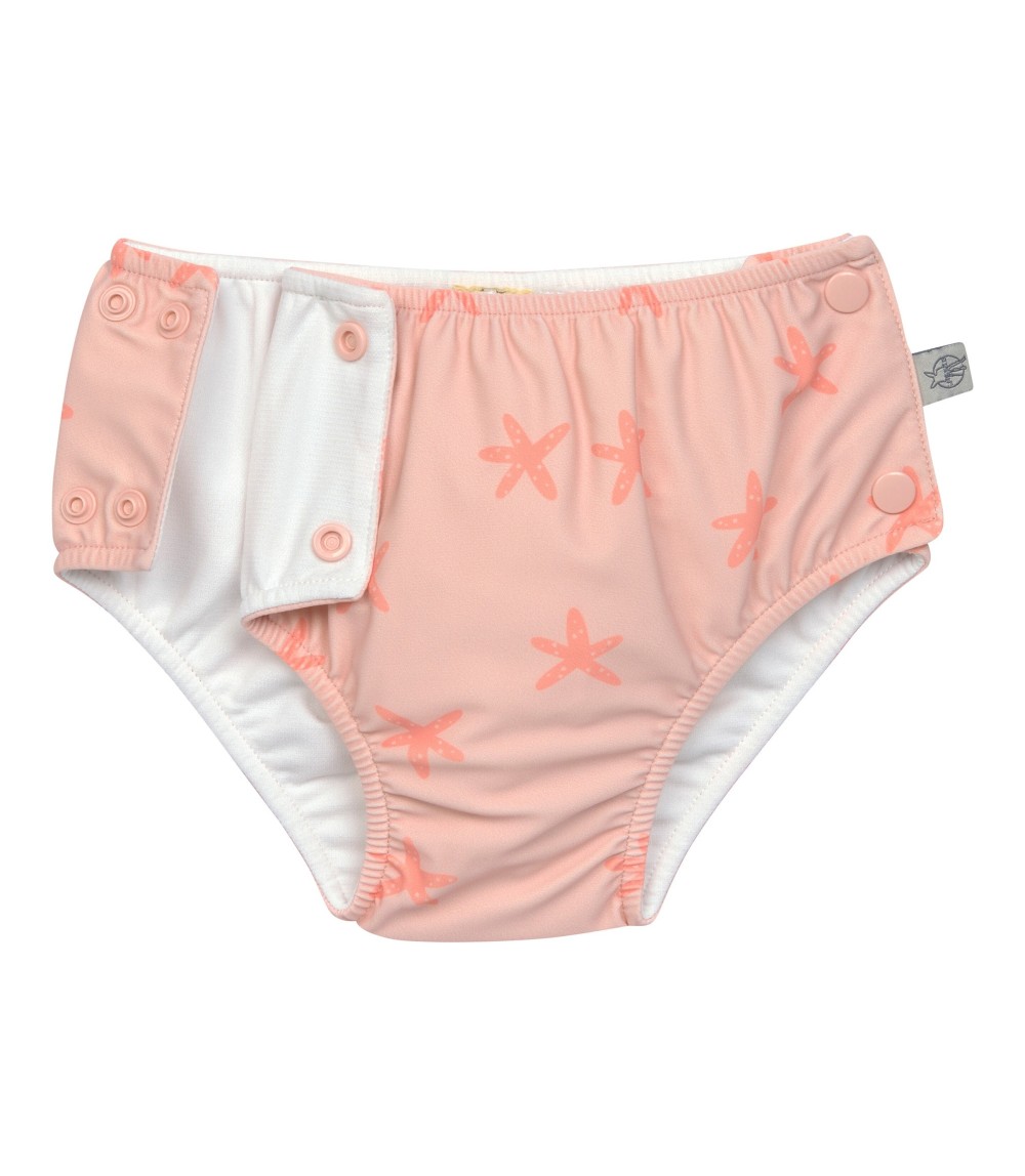 Badewindelhose mit Druckknöpfen Seesterne