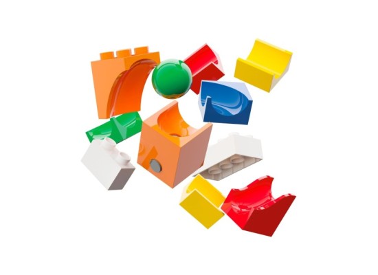 Kugelbahn Erweiterung Katapult 41-tlg.