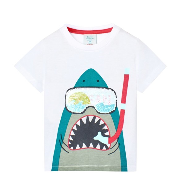 T-Shirt Wendepailletten Hai