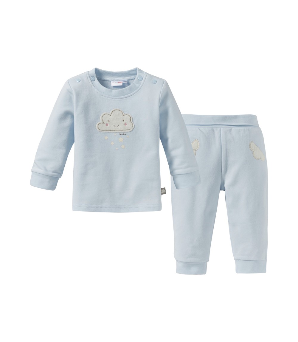 Schlafanzug lang Wolke