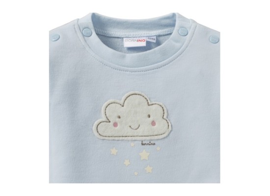 Schlafanzug lang Wolke